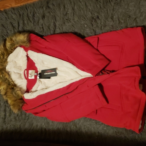 Faux Fur Hooded Fleece Coat - Picture 7 of 7